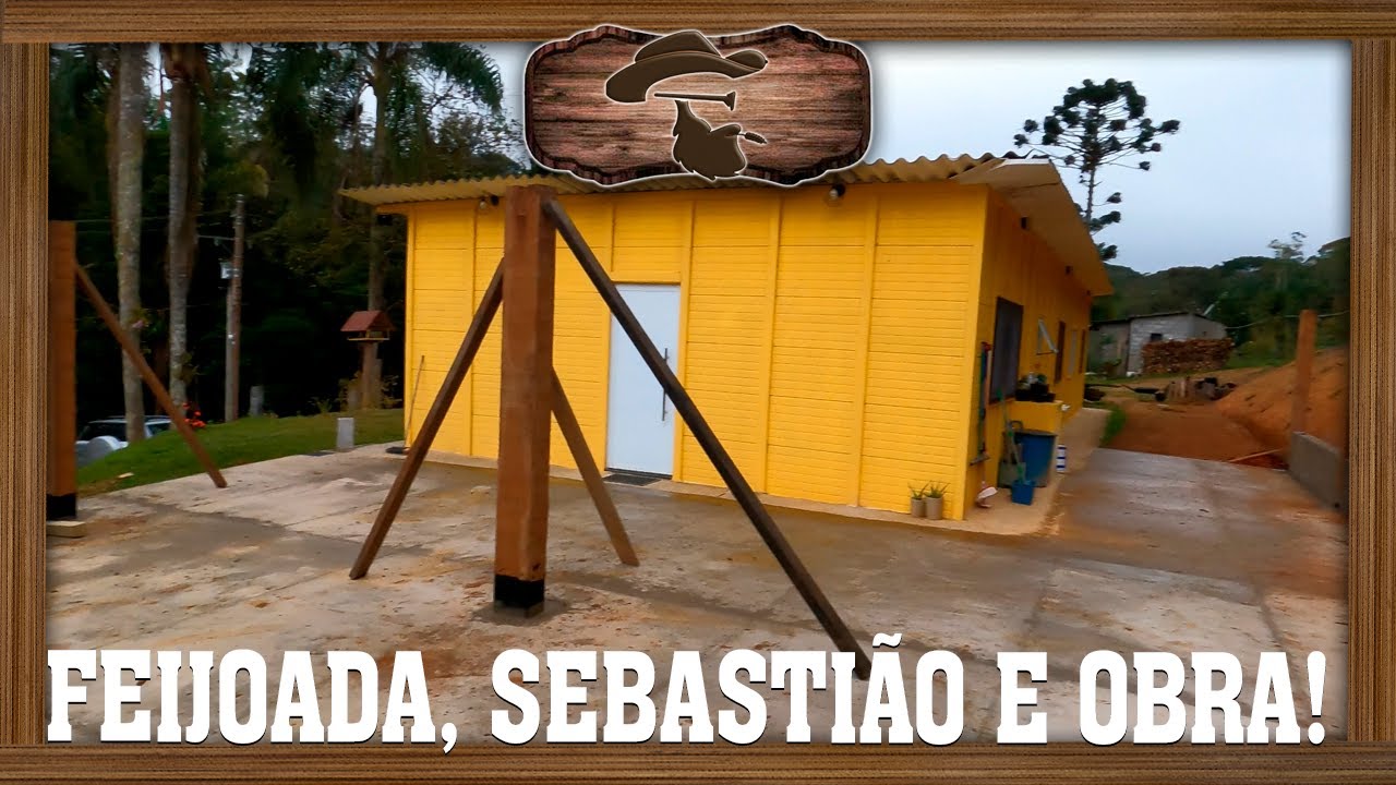 O DIA QUE COLOCAMOS O PAU EM PÉ !!!