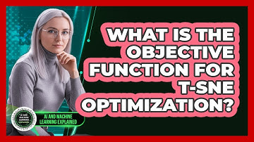 What Is The Objective Function For t-SNE Optimization?