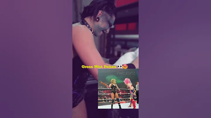 Asuka attacks blinds Rhea Ripley using Green Mist Poison #survivorseries #rhearipley #wwe #trending