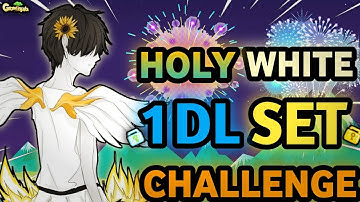 SPECIAL 1 DL HOLY WHITE SET CHALLENGE (NEW SET!!) | Growtopia - Set Challenge #186