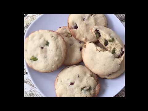 Vidéo: Biscuits Aux Canneberges Roses