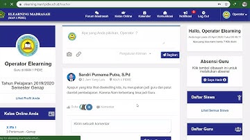 Cara Membuat Kelas Menggunakan Laptop/Komputer di Aplikasi Elearning Madrasah