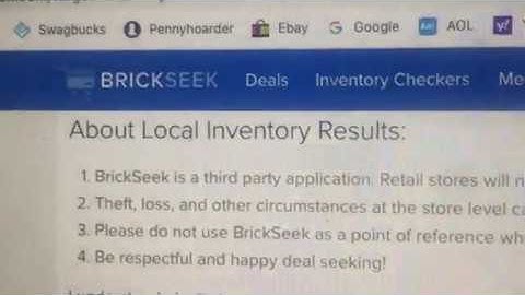 How to use Brickseek to find Hidden Target Holiday Clearance and to see when it goes to 70/90% off!