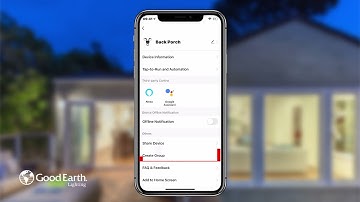 LED Smart Security Light: How to Create Groups