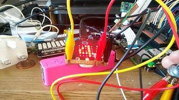 Microbit potentiometer input