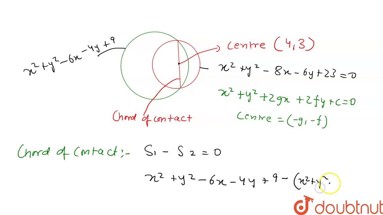 Prove That The Circle X 2 Y 2 6x 4y 9 0 Bisects The Circumference Of The Circle X 2 Youtube Prove That The Circle X 2 Y 2 6x 4y 9 0 Bisects The Circumference Of The Circle X 2 Youtube