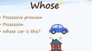 Who's vs Whose - ESL