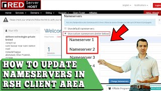 how to update nameservers in redserverhost client area? [easy guide]☑️