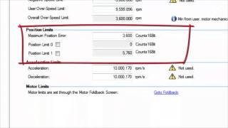 AKD Limit Setting | Kollmorgen | 2 Min of Motion screenshot 3
