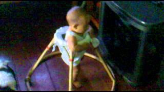 rattan baby walker