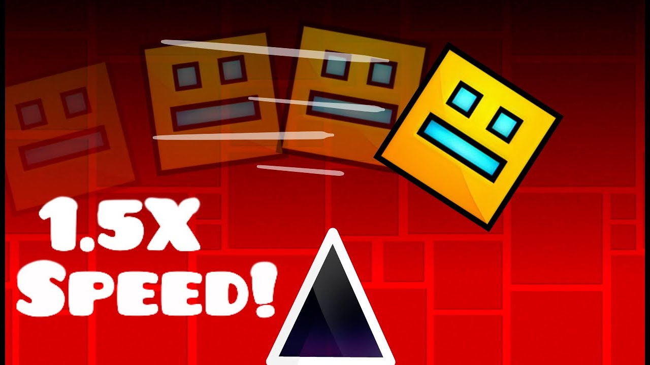 1.5x Speed! How many Geometry Dash Levels can be beaten? - YouTube