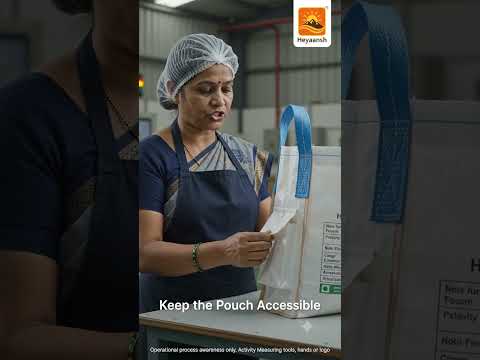 Check the FIBC Document Pouch Before Folding and Packing