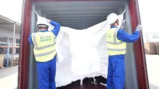 PP container liner for foods, chemical powder or granules