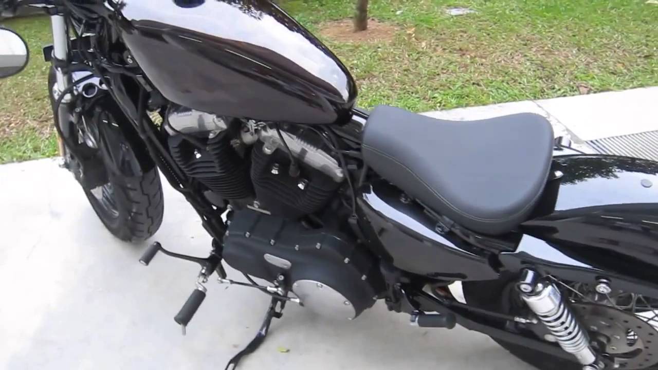 Harley Davidson Sportster 48 forty eight - Start up and Walk around ...