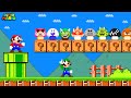 Super mario bros but there are more custom mushrooms all enemies