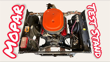 CHEAP MOPAR ENGINE TEST STAND