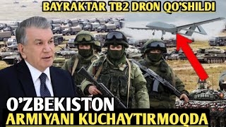 ЯНГИЛИК!!! O'ZBEKISTON ARMIYASIGA TURKIYANING BAYRAKTAR TB2 DRONI QO'SHILDI SHAVKAT MIRZIYOYEV 2023