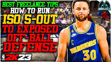 How To Exploit Off Ball Defense with Unstoppable ISO 5-Out Offense Freelance Strategies! NBA 2K23