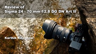 Review of Sigma 24- 70 mm f/2.8 DG DN Art II lens in Tamil