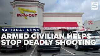 Armed civilian, off duty trooper credited with helping stop deadly In N Out Idaho shooting