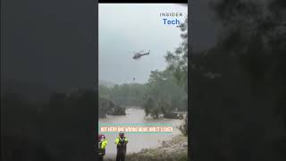 Hero Rescues Woman Trapped In Tree During Texas Flood
