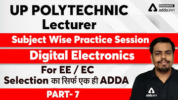 UP POLYTECHNIC Lecturer 2021 | Subject Wise Practice Session | Digital Electronics #7 For EE/EC