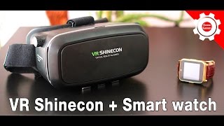 VR Shinecon - виртуальная реальность у вас дома! + Умные часы W90! Посылка с Tinydeal.com видео очки виртуальной реальности vr shinecon