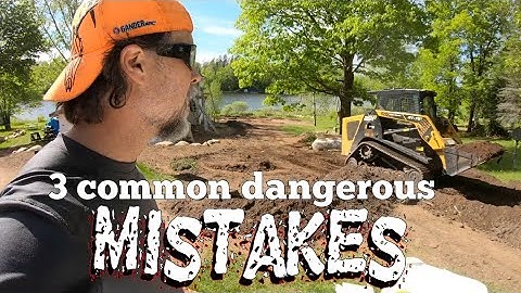 How NOT to run a skid steer