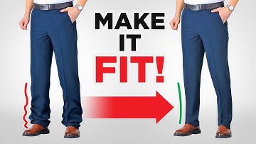 How To Tailor Pants Without Sewing Machine // Tapering & Hemming DIY