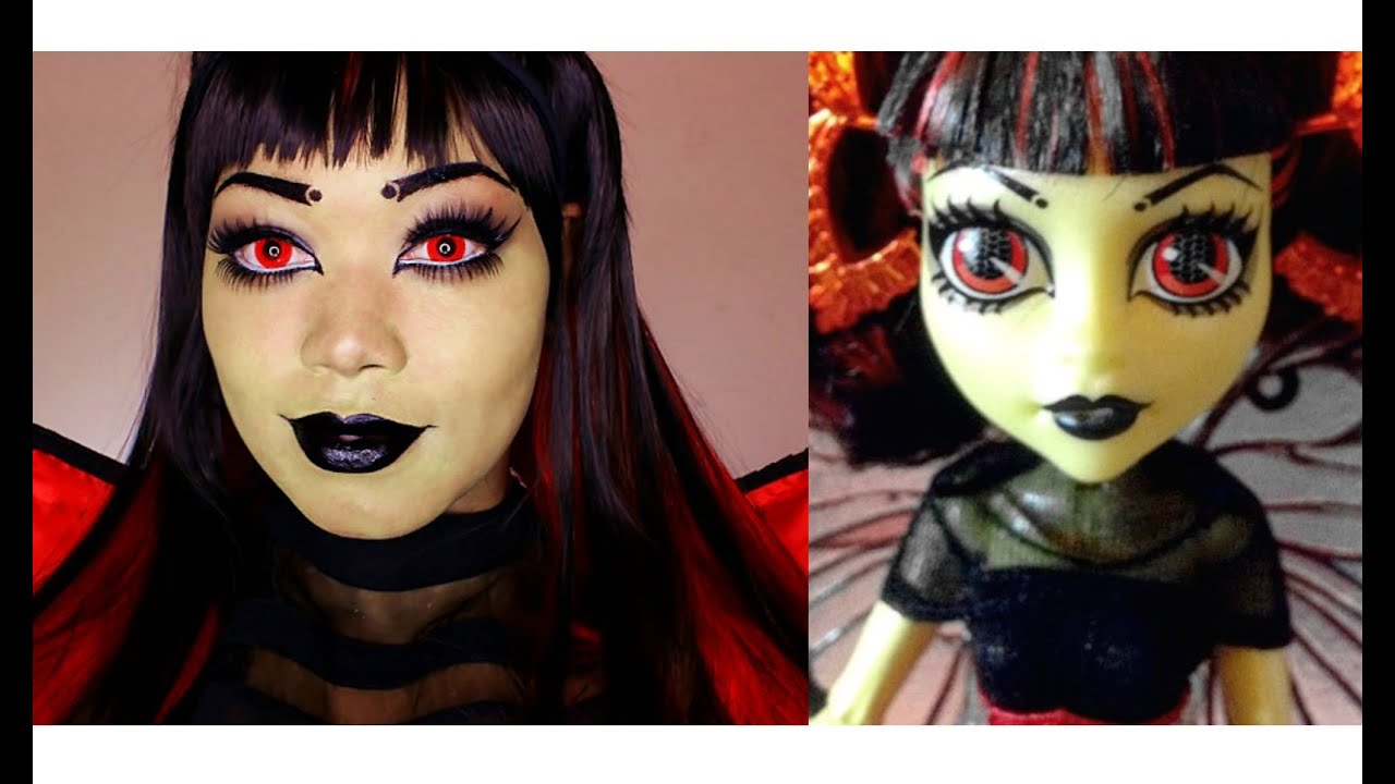 Monster High Luna Mothews Makeup Tutorial - YouTube