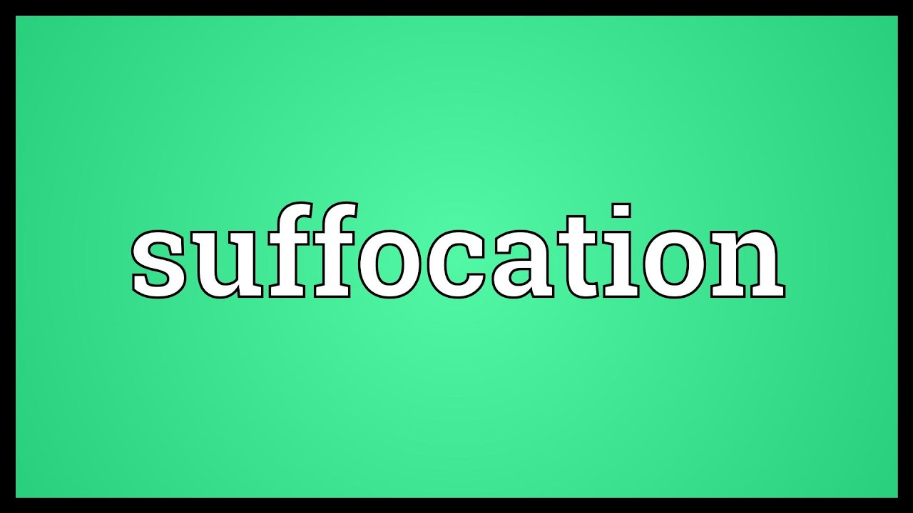 Definition & Meaning of Suffocate