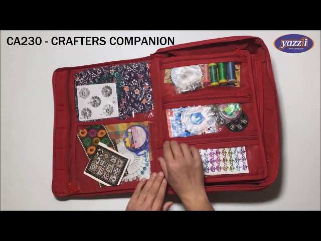 Yazzii Crafter's Companion Organizer Tote with 16 Pockets