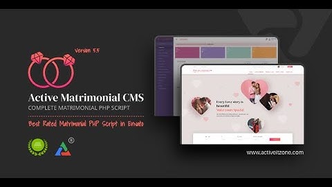 Active Matrimonial CMS v5.5 - nulled