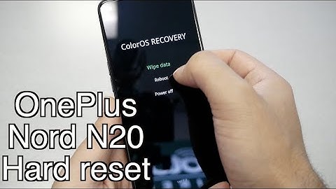 OnePlus Nord n20 How to hard reset removing password for metro by t-mobile