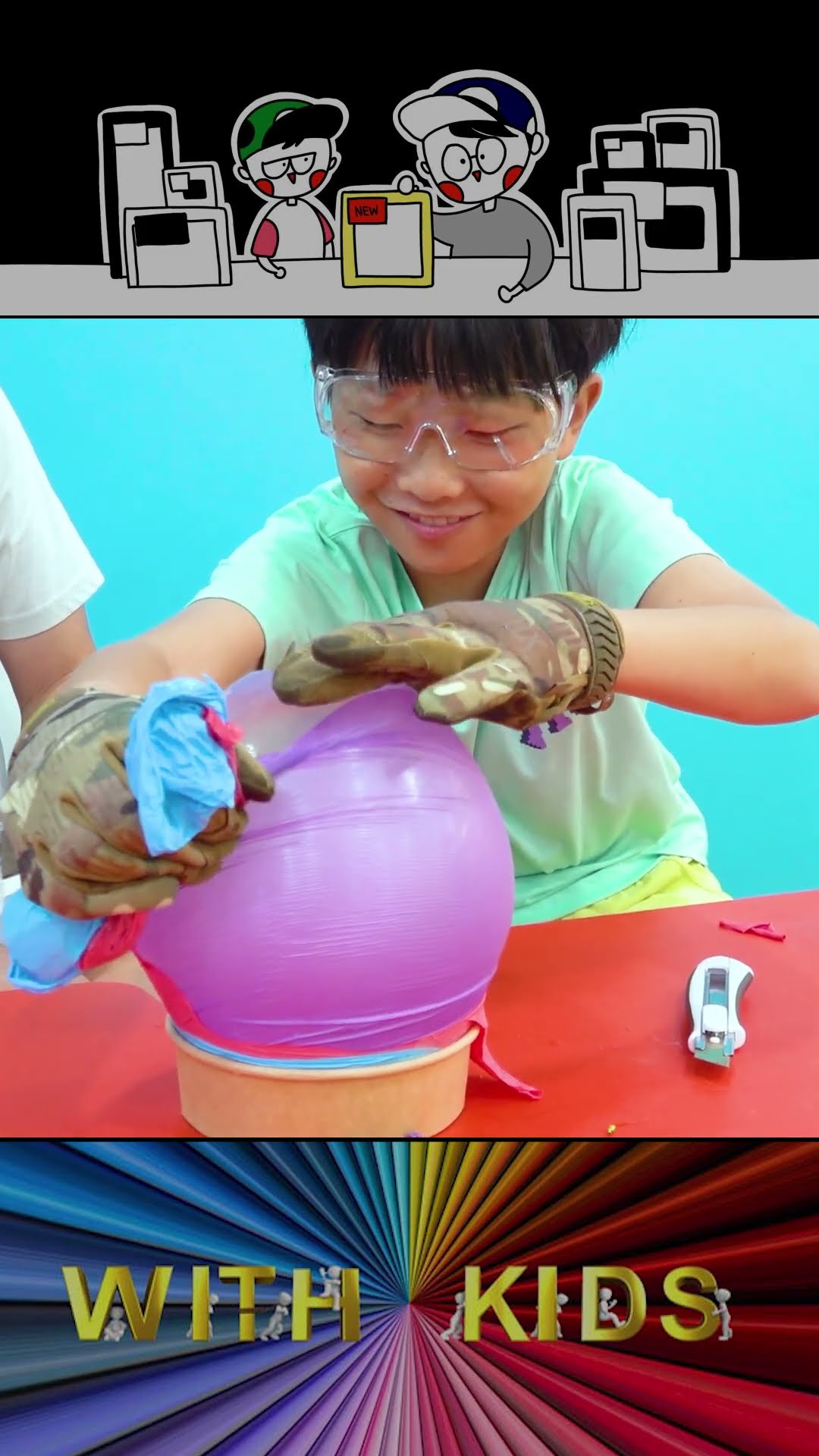 Ice Balloon Popping Car Toy Finding Game #Shorts