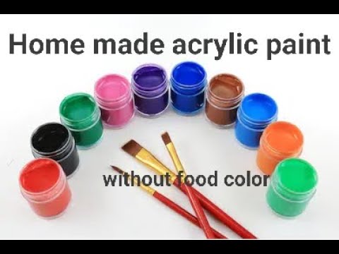 Watercolour paints, How to Make Paint at home, Without Flour, Without  Fevicol, Without Food Colour