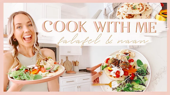 COOK WITH ME | homemade falafel & garlic naan!