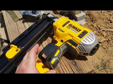 I bought the Dewalt Cordless Brad Nailer. I didn't expect THIS