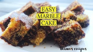 Chocolate marble cake in oven/orange ingredients all purpose flour -1
cup(250 ml) brown sugar-1 cup butter-1/2 coco powder-1 tbsp orange
pure...