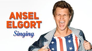 Ansel Elgort Baby Driver Singing Cover Songs Compilation Real Voice