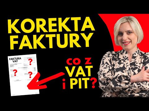 Korekta Przychodów na Fakturze. FV na PLUS i MINUS w JDG. VAT i PIT