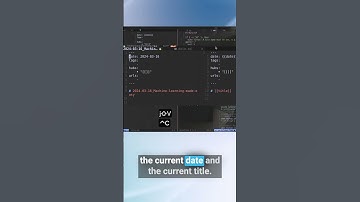 📝 Neovim Obsidian Templates ~ Note taking with #neovim  and Obsidian #coding #productivity