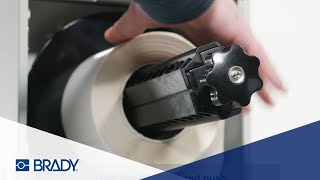 Brady VP750 Printer - How to change label rolls