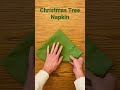 Christmas Tree Napkin