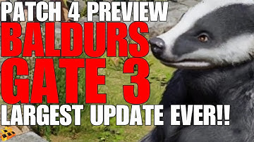 BALDURS GATE 3 PATCH 4 BREAKDOWN!! REVEAL TRAILER IN 4K!! LARGEST BG3 PATCH EVER!! YOU READY!?