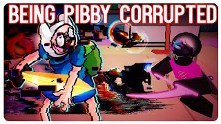 Being Pibby Corrupted in Roblox Friday Night Funkin