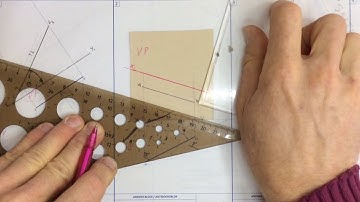 Descriptive geometry true length