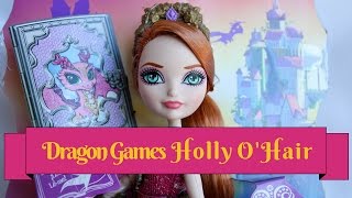 Ever After High Dragon Games Holly Ohair Doll Review Unboxing