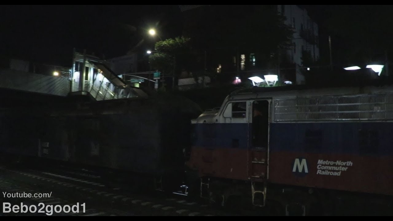 MetroNorth Baggage ("FDR Car") & F10 410 Vintage Train On the Move in