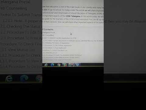 CDSE Telangana: Application Form, transfers.cdse.telangana.gov.in Portal #shorts